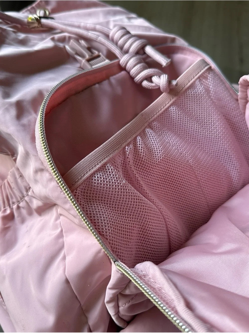 Pink Quilted Baby Backpack Diaper Bag